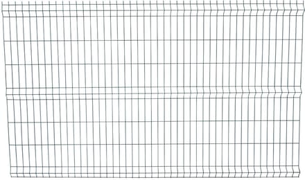 Enkelstaaf hekwerk groen 150cm hoog 250cm breed.