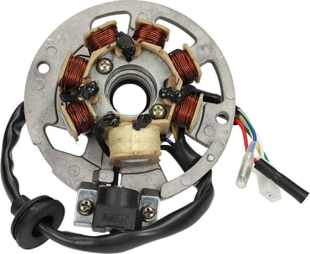 Mezoly Stator inclusief grondplaat Minarelli 2 Takt