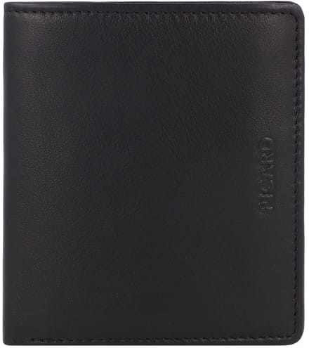 Picard Brooklyn Portemonnee Leer 9 cm - Jongens - Horizontaal - schwarz
