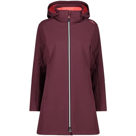 Dames parka met rits en capuchon CMP