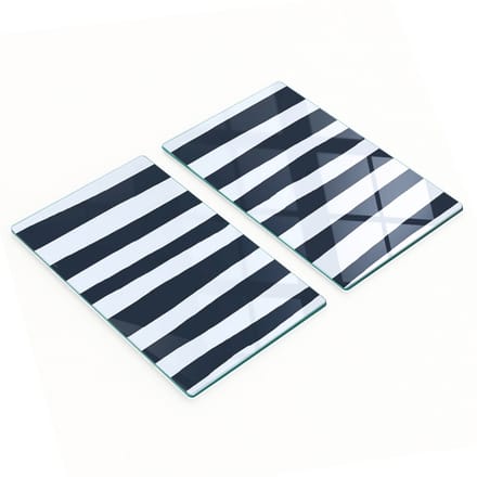 Multifunctionele decoratieve keukenplanken van gehard glas, 2x30x52 cm