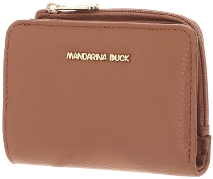 MANDARINA DUCK Leren portemonnee Mellow Wallet Pecan Nut Lichtbruin