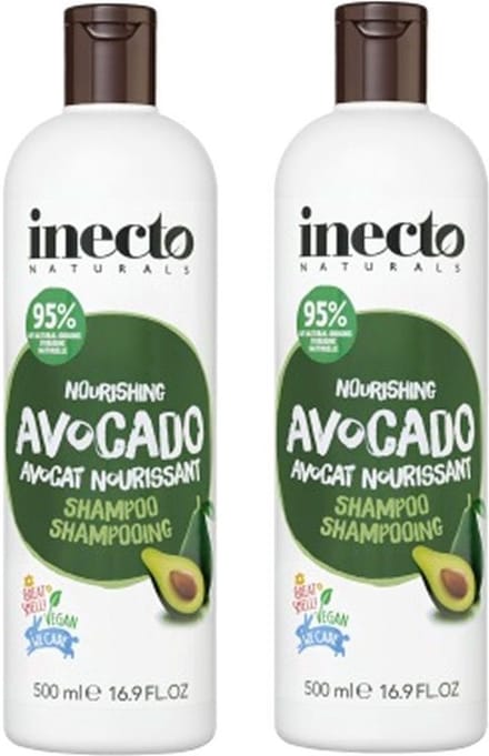 Inecto - Avocado Shampoo - 2 pak - Natuurlijk - Voedend - Avocado Olie