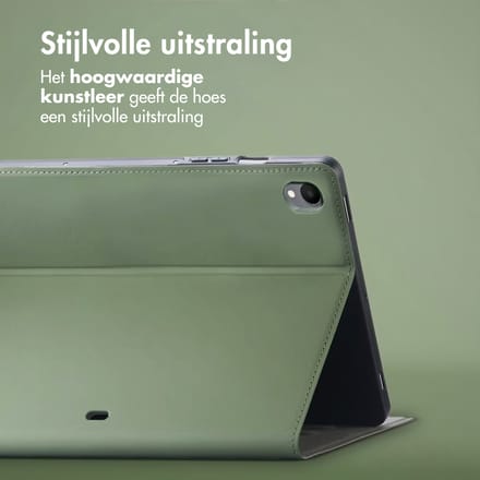 Accezz Tablet Hoes - Geschikt voor Samsung Galaxy Tab S11 - Classic Tablet Case - Groen