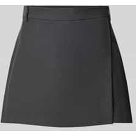 Regular fit skort met riemlussen model 'LINDA'