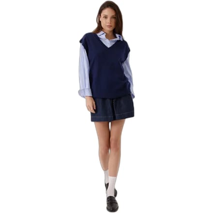 Pull Col V zonder mouwen vrouw Artlove Alezia