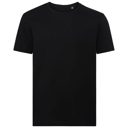 Russell Heren Biologisch T-Shirt (Zwart)
