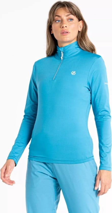 Dare2B Dames Lowline II Stretch Pully Capri Blue Maat S/36