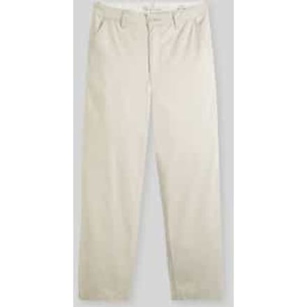 loose fit chino van puur katoen