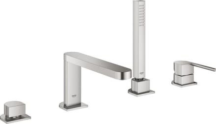 GROHE Plus Badmengkraan - met hendel voor badrandmontage - 15cm - RVS - 29307DC3