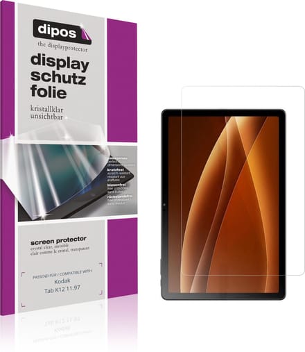 dipos – 2x Beschermfolie geschikt voor Kodak Tab K12 11.97 | Krasbestendige & heldere Screenprotector Ultra-Thin