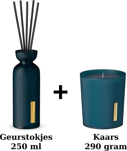 Rituals - Hammam - Duo Set - Geurstokjes 250 ml + Kaars 290 gram