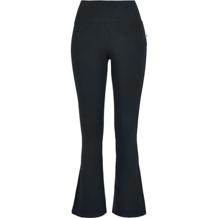 Urban Classics Organic Interlock Bootcut Dames Legging - zwart - XS