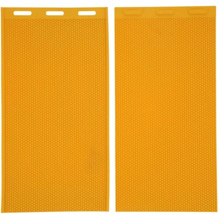 2 stuks 5,4 mm bijenwaspersmal DIY rubberen kamfunderingsplaat bijenhouderij-accessoire geel orange