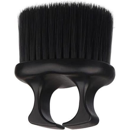 Brosse à cheveux noire pour coiffeur, accessoire de coiffure pour enlever les poils morts noir