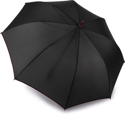 Kimood Automatische paraplu KI2018 - Black / Wine - One size