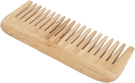 Bamboe Kam - Brede Tandkam - Haar Styling - Flexibele Constructie - 16.5 cm - Natuurlijk