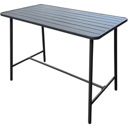 Central Park Bartafel Lily Staal Antraciet 130x71x95cm