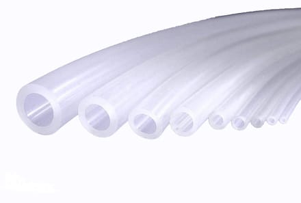siliconen slang 15 mm ID x 20 mm AD, wanddikte 2,5 mm, lengte 1 m, waterslang