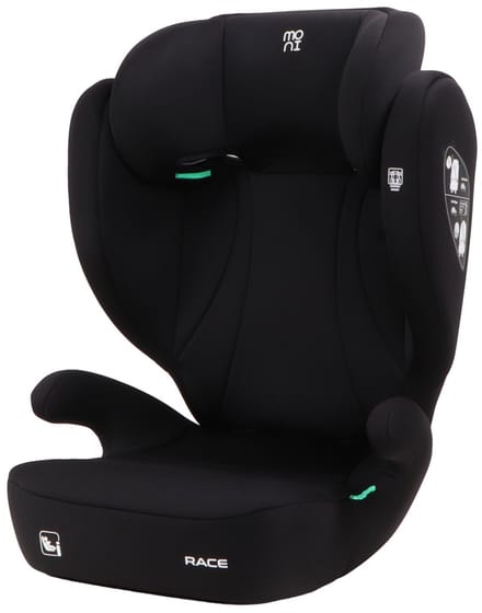 Moni Race Cosmo Black 100-150 cm i-Size Autostoel