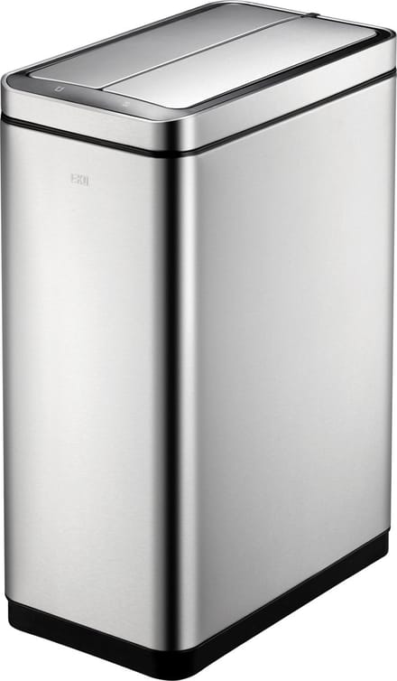 EKO - DeLuxe Phantom Sensor Bin 45 liter - Stainless steel Polypropylene - mat RVS - Prullenbak