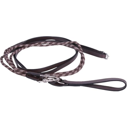 Qhp Slofteugels Luxe Bruin - pony