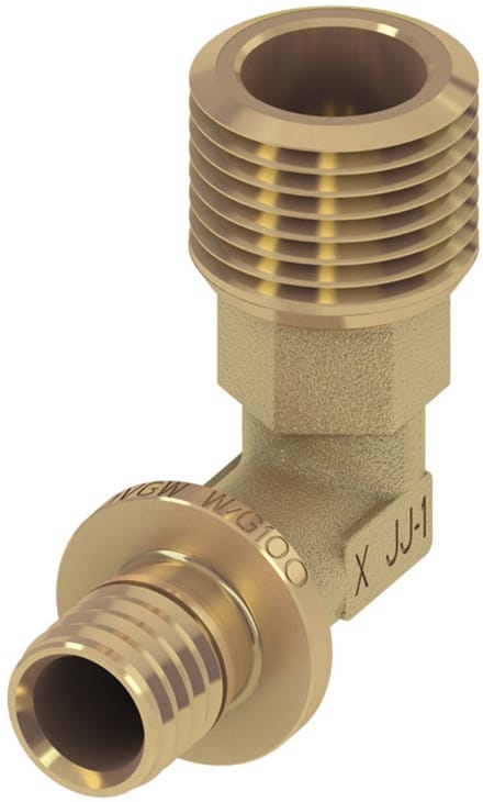 TECE TECEflex Serie - Messing Hoekfitting - 25x1" - Water- en Verwarmingsinstallaties
