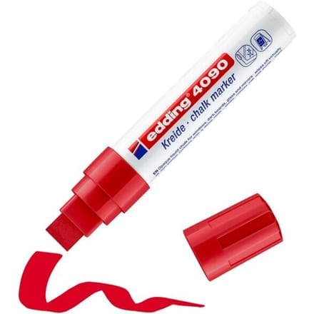 Edding 4090 Window marker Krijt Marker rood