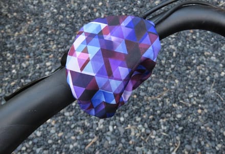 Hoesje voor vaste ebike displays Driehoekje Paars K