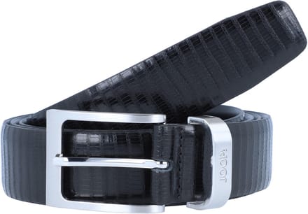 JOOP! Leren Riem Coll. Belt 3,5 CM W100 Black Zwart