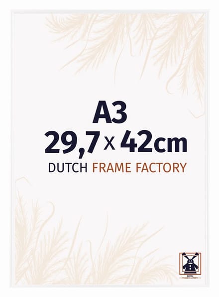 Fotolijst A3 29,7x42 cm - Kunststof - Wit Hoogglans - Easy