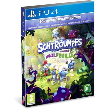 Videogames Microids Les Schtroumpfs Mission Malfeuille - PS4