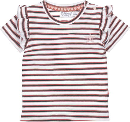 Dirkje T-DOTS Meisjes T-shirt - Maat 98