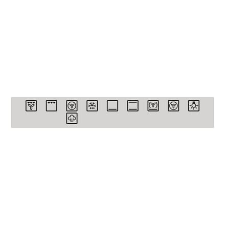 AEG knop, functies, zwart, 10+0 140059982052