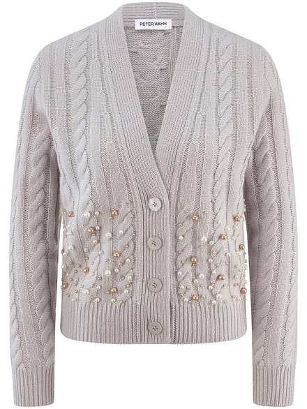 Vest lange mouwen Van Peter Hahn beige