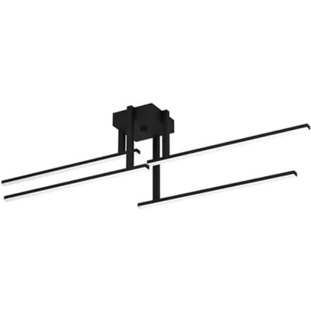 EGLO Ipolitto Plafondlamp - LED - Ø 99.5 cm - Zwart