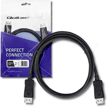 Qoltec DisplayPort v1.2 mannelijk |   DisplayPort v1.2 mannelijk |   5K |   2 m