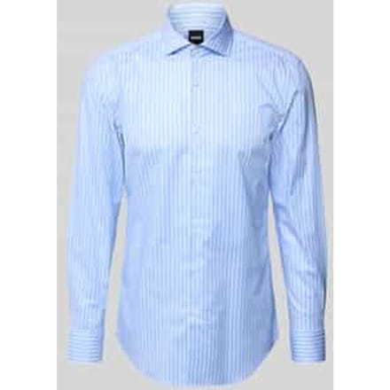 Slim fit businesshemd van katoenmix model 'HANK-SP-C1'