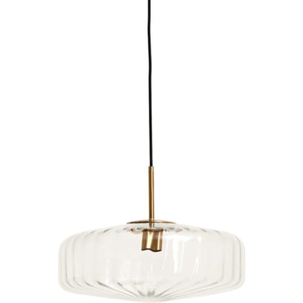 Light & Living Hanglamp Pleat Glas, 40cm - Transparant