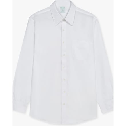 Brooks Brothers Non-iron Solid Shirt Light Blue Größe: 42/32 | Business hemden Outlet | Herren | Blau