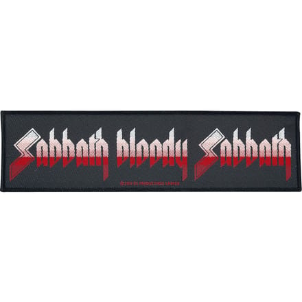 Black Sabbath Patch - Sabbath bloody sabbath - voor Geen - zwart-wit-rood