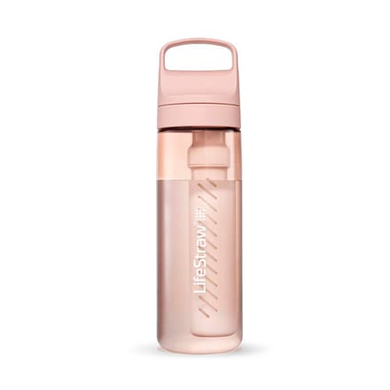 LifeStraw Go 2.0 Water Filter Bottle - 650 ml - Cherry Blossom Pink