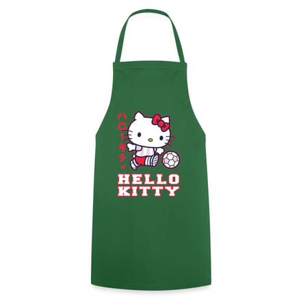 Hello Kitty Speelt Voetbal Keukenschort
