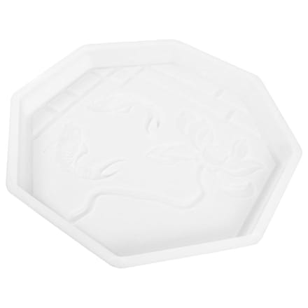 Betonmal Achthoek - Padmaker Vorm - Tuinpad Maken - Antiek Ontwerp - 50 cm - Ivoor