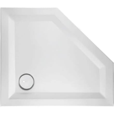 Mauersberger pentagonal shower tray Circi 100,0 x 80,0 x 2,5 cm superflat right side
