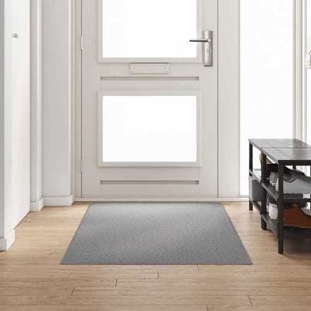 vidaXL - Tapijt - Loper - Lichtgrijs - 100 - x - 250 - cm - 100% - Polypropyleen