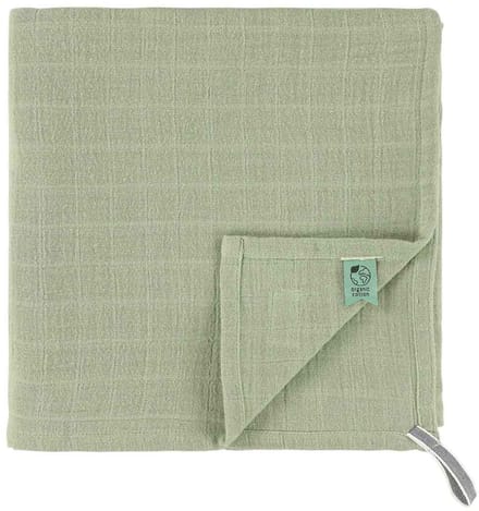 Trixie hydrofiele doek babytextiel 110x110cm groen Bliss Sage.