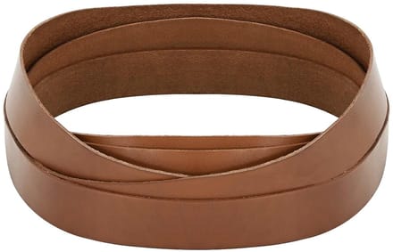 vidaXL - Leren - riem - 1 - Bruin - 1000 - x - 4 - cm - Leer