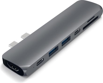 Satechi USB-C PRO Hub with 4K HDMI 85W - Ruimte Grijs
