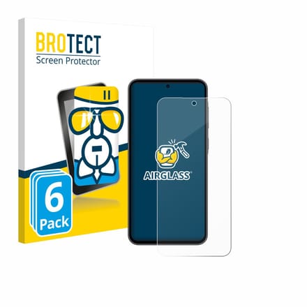 Screenprotector 6 Stuks voor Samsung Galaxy A36 5G Enterprise Edition Beschermglas transparant